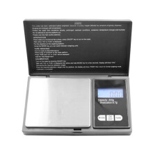 Balance numérique de précision pour cuisine et laboratoire, fonction tare, arrêt automatique, plateau en acier inoxydable, mini balance de poche