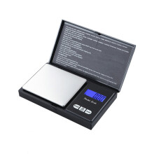 Balance de cuisine numérique de précision, balance de voyage portable au gramme près, haute précision 500 g x 0,01 g, design compact avec
