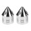 Schwarze Aluminium-Achskappe für Electra Glide 7