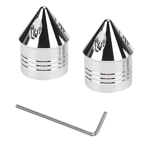 Schwarze Aluminium-Achskappe für Electra Glide 1
