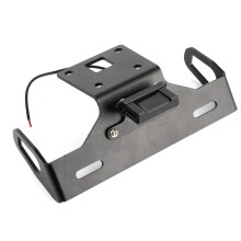Motorcycle Tail License Plate Holder with LED Light for Kawasaki Z800 2013-2018