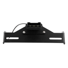 Z1000/Z1000R Kennzeichenhalter, 3 mm schwarzes Aluminium