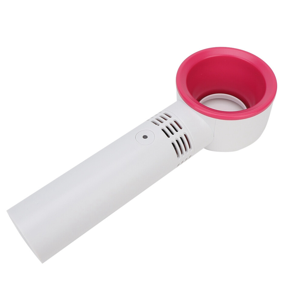 White Mini Usb Rechargeable Bladeless Handheld Eyelash Fan Â Compact & Portable