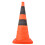 Durable 70cm Foldable Traffic Cones with Day & Night Visibility Strips 3