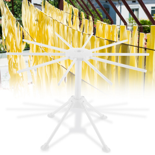 Kitchen Noodle Pasta Drying Rack White Foldable Stand Tool 2