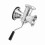 Aluminium-Hand-Fleischwolf, Silber, 39 Unzen, 17 cm 7