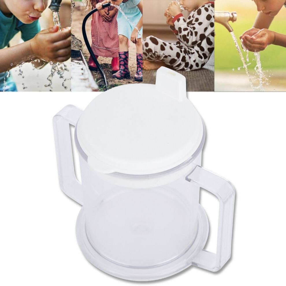 Spill Proof Drinking Cup with Handles - Perfect for Kids & Seniors