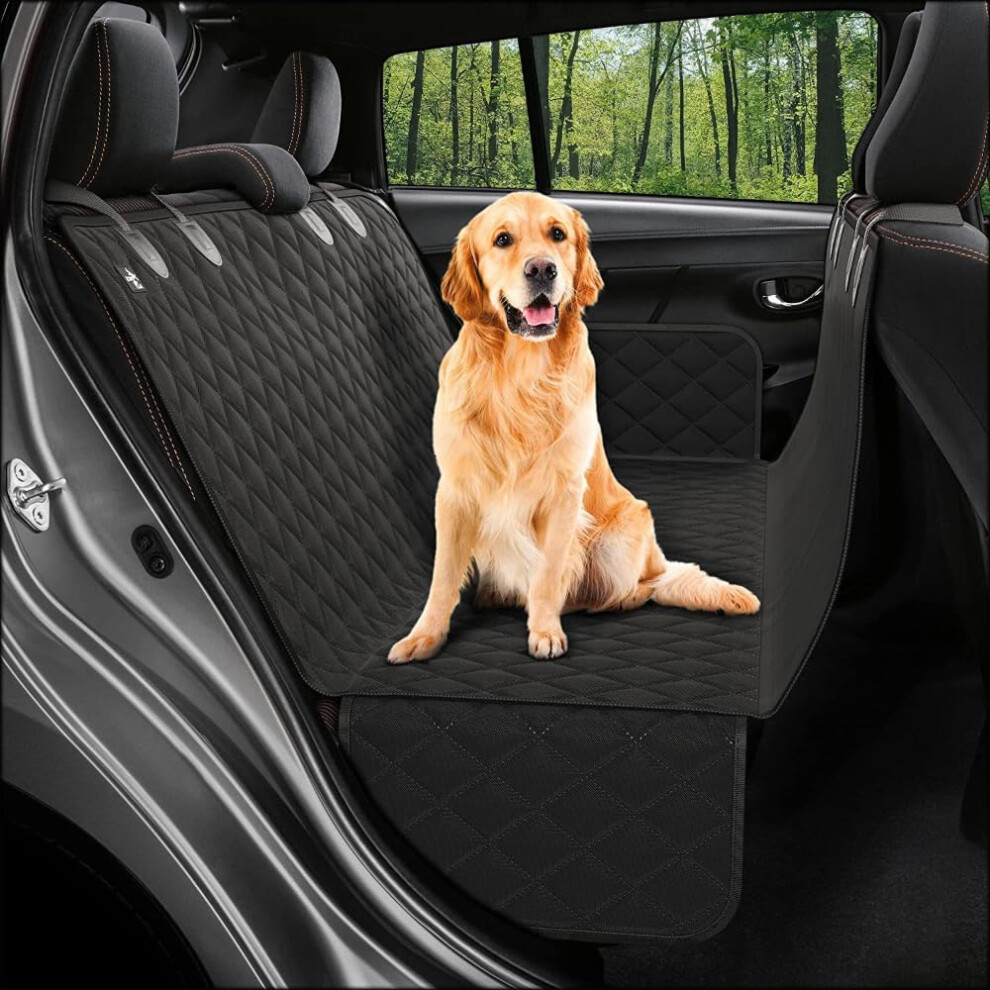 Dog Car Seat Cover For Tiguan 20172023 Hammock Back Seat Fits Most Cars/Suv Nonslip Scratchproof 137 X 147 Cm Black 9067246963323