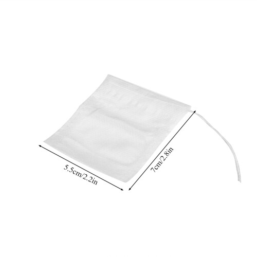 Herbal Tea Filter Bags 5.5*7cm, 100pcs Drawwstring, Food Grade 2
