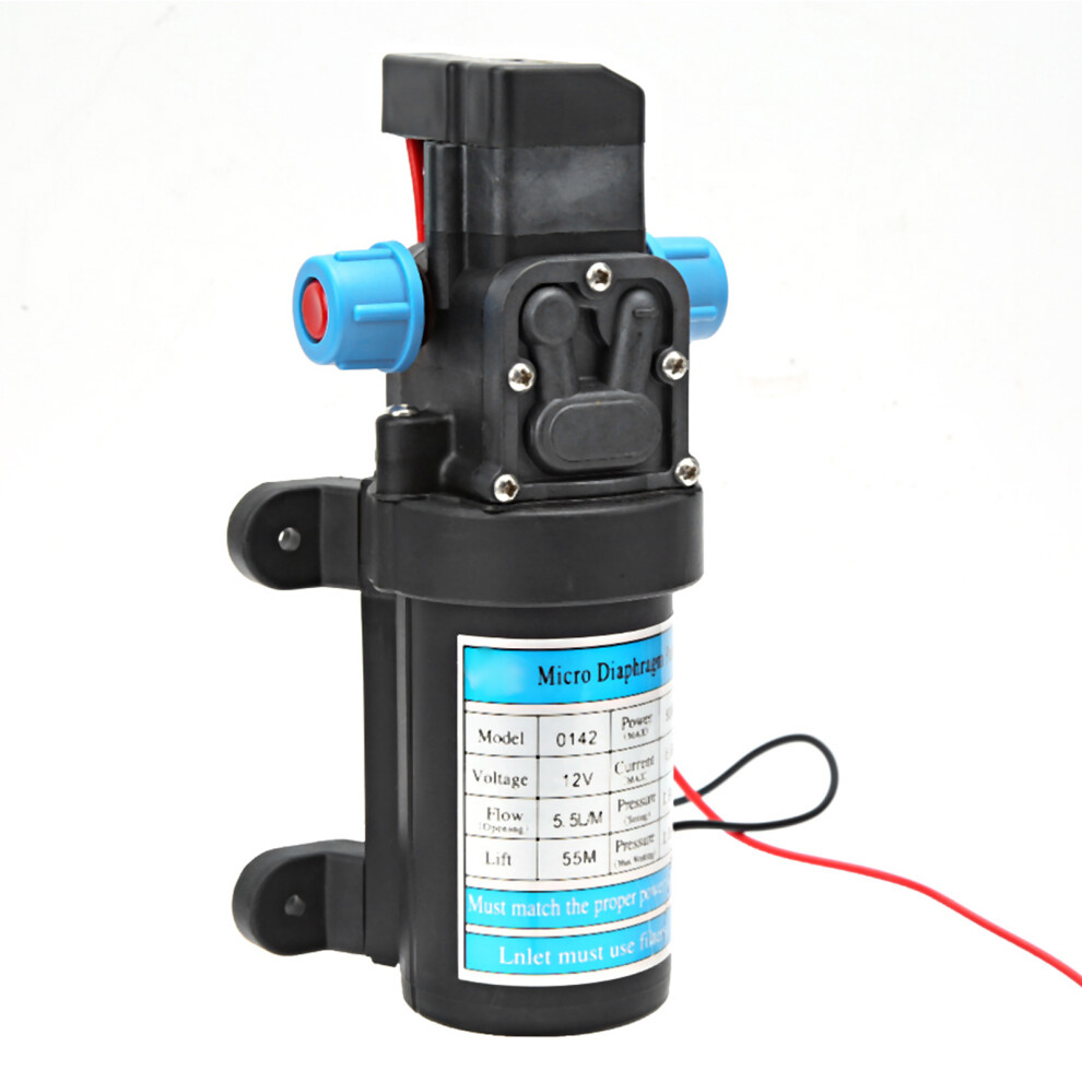 Dc 12V 80W Self-Priming Micro Diaphragm Pump For Car Wash & Watering 8771363200858