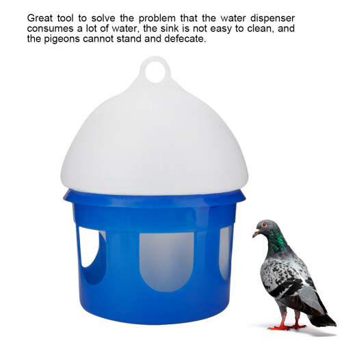 2L Automatic Bird Pigeon Water Dispenser Large Capacity Easy Fill Plastic 2