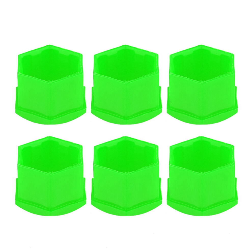 20Pcs 17Mm Auto Hub Nut Screw Cover For Anti Theft Security Green 8301363201250