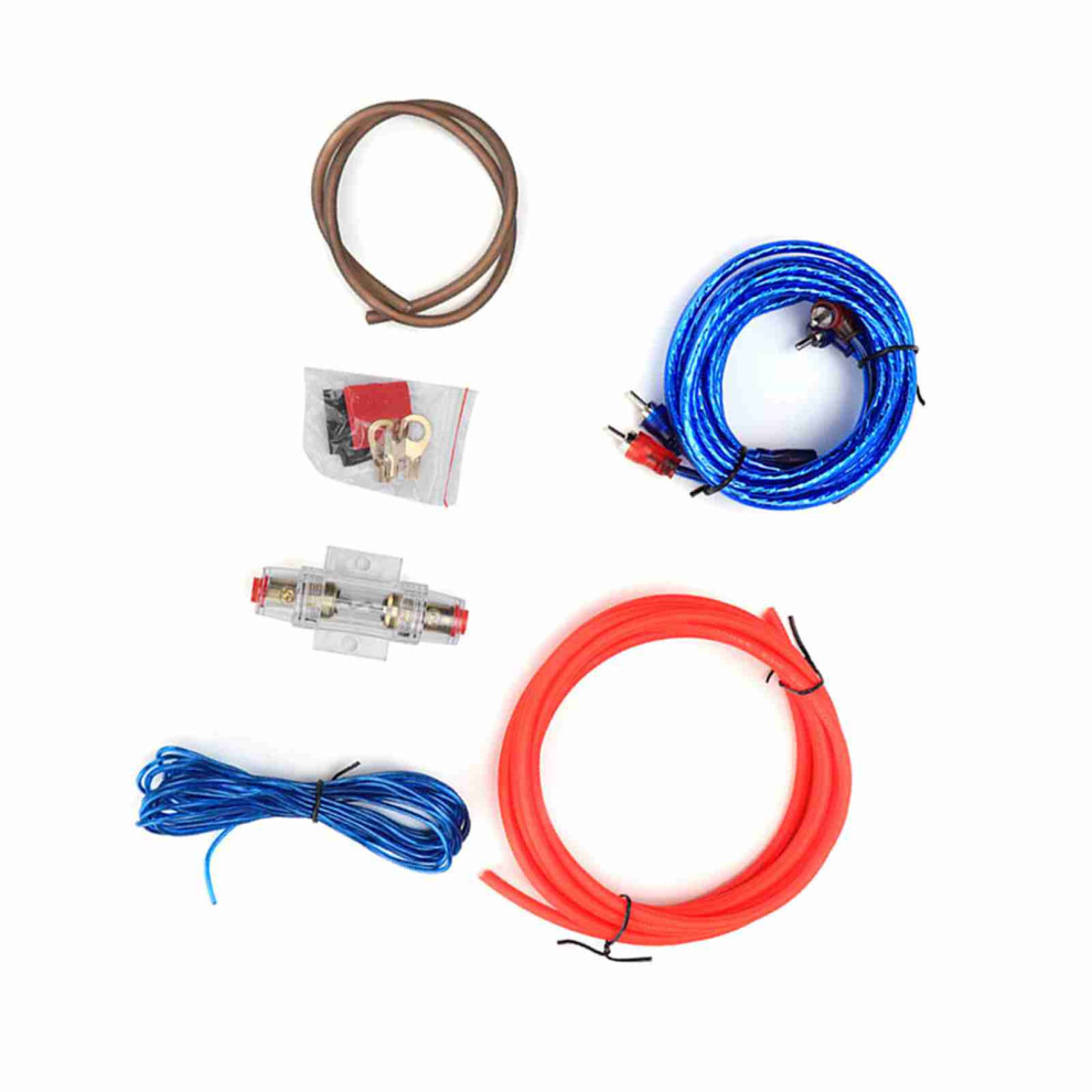 Car 10Ga Power Amplifier Subwoofer Wiring Kit Zinc Alloy 4.5M 4641363201763