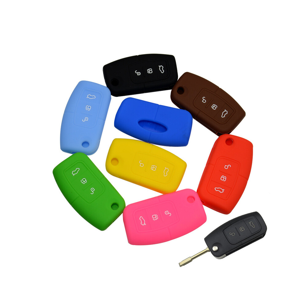 KUNIO Custodia per chiave auto adatta per Ford Fiesta Focus