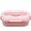 Boîte Repas Isolante Rose Réutilisable 1