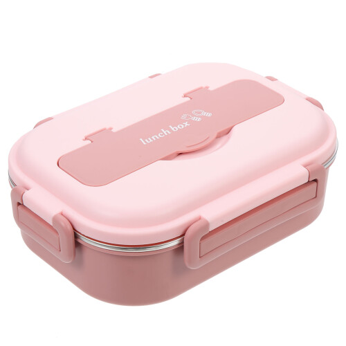 Boîte Repas Isolante Rose Réutilisable 2