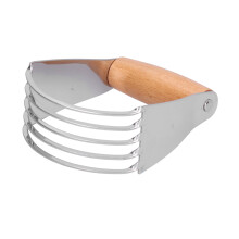 Lame rezistente, blender din oțel inoxidabil pentru amestecare rapidă, instrument profesional de copt cu mâner confortabil și moale, mâner