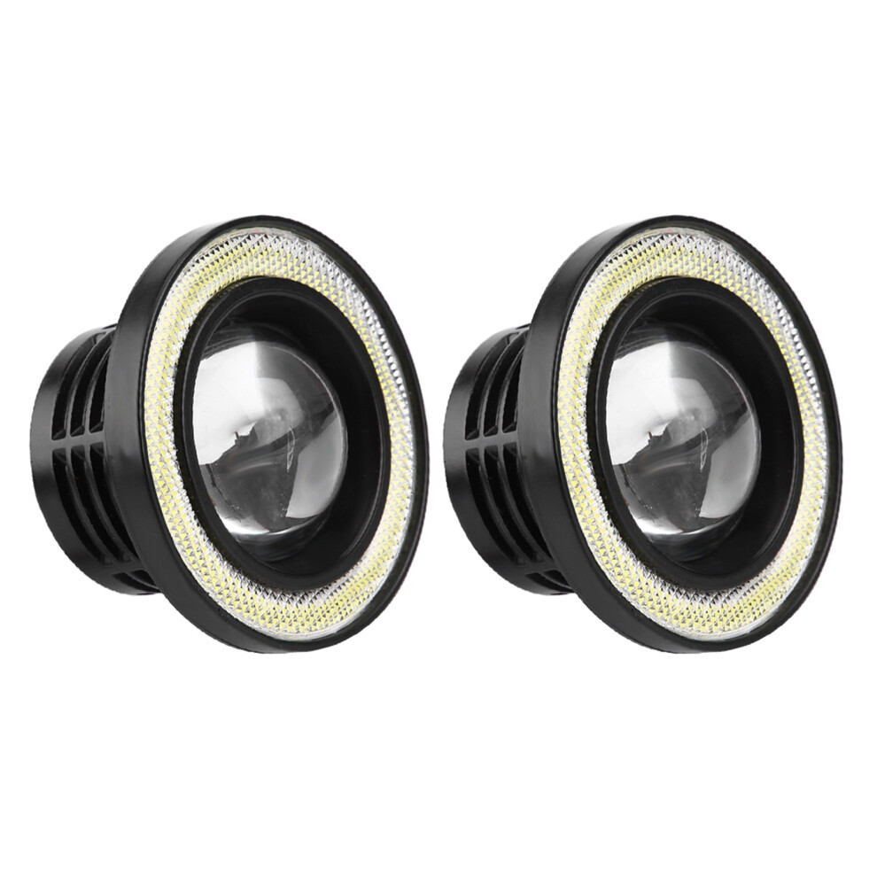 Universal 2Pcs 10W Led Cob Angel Eyes Drl Fog S 3.0In For Automotive Use Light 8721363205247