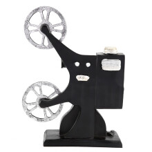 Vintage Harz Filmprojektor Figur Wohndeko Requisite 12 cm Klassischer Stil
