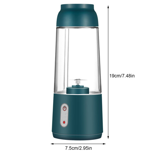 Επαναφορτιζόμενο προσωπικό μπλέντερ USB για smoothies Έξυπνες ενδείξεις Γρήγορη 2