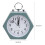 Grüner Silent Wake Wecker 13x13x6 cm 1x2A1.5V 1