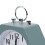 Grüner Silent Wake Wecker 13x13x6 cm 1x2A1.5V 7