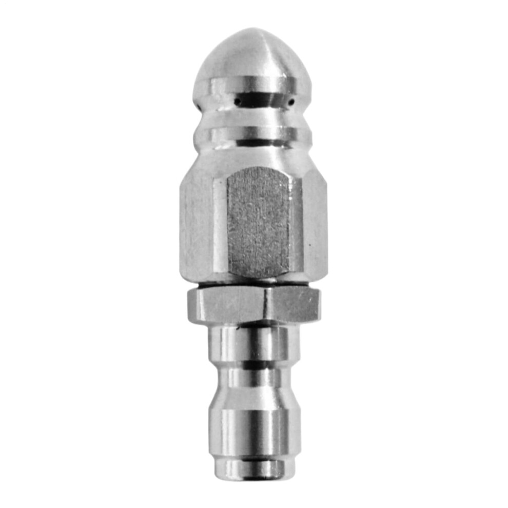 Sewer Jetter Nozzle 1/4Inch Stainless Steel Pressure Sewer Hose Cleaning Tool For Residential Plumbing Gutters Drains 9067246964443