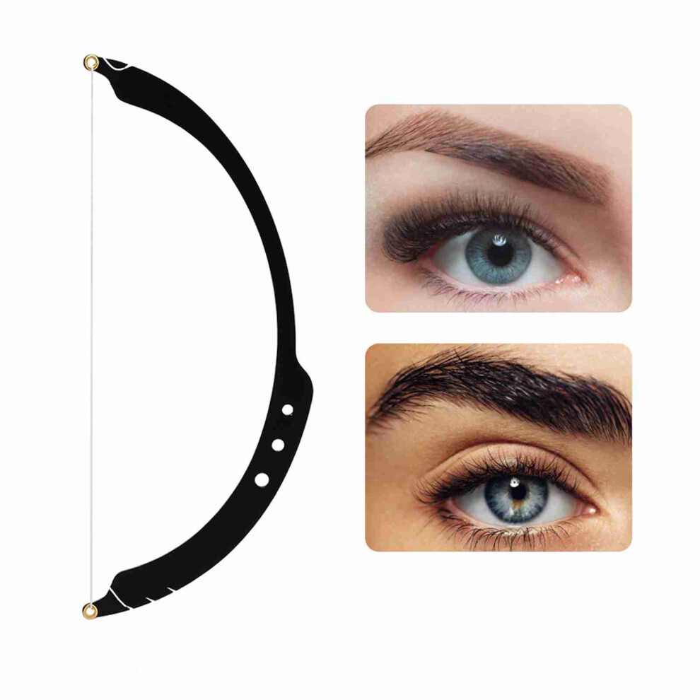 Black Microblading Line Marker Ruler For Eyebrow Tattoo 10Pcs Thread Lines