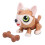 Multi-Functional Brown Voice Control Robot Dog Toy with Singing & Light Effects 1