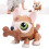 Multi-Functional Brown Voice Control Robot Dog Toy with Singing & Light Effects 16
