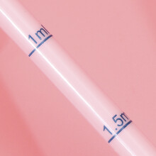 Pink Portable Baby Medicine Dispenser Syringe with Calibration
