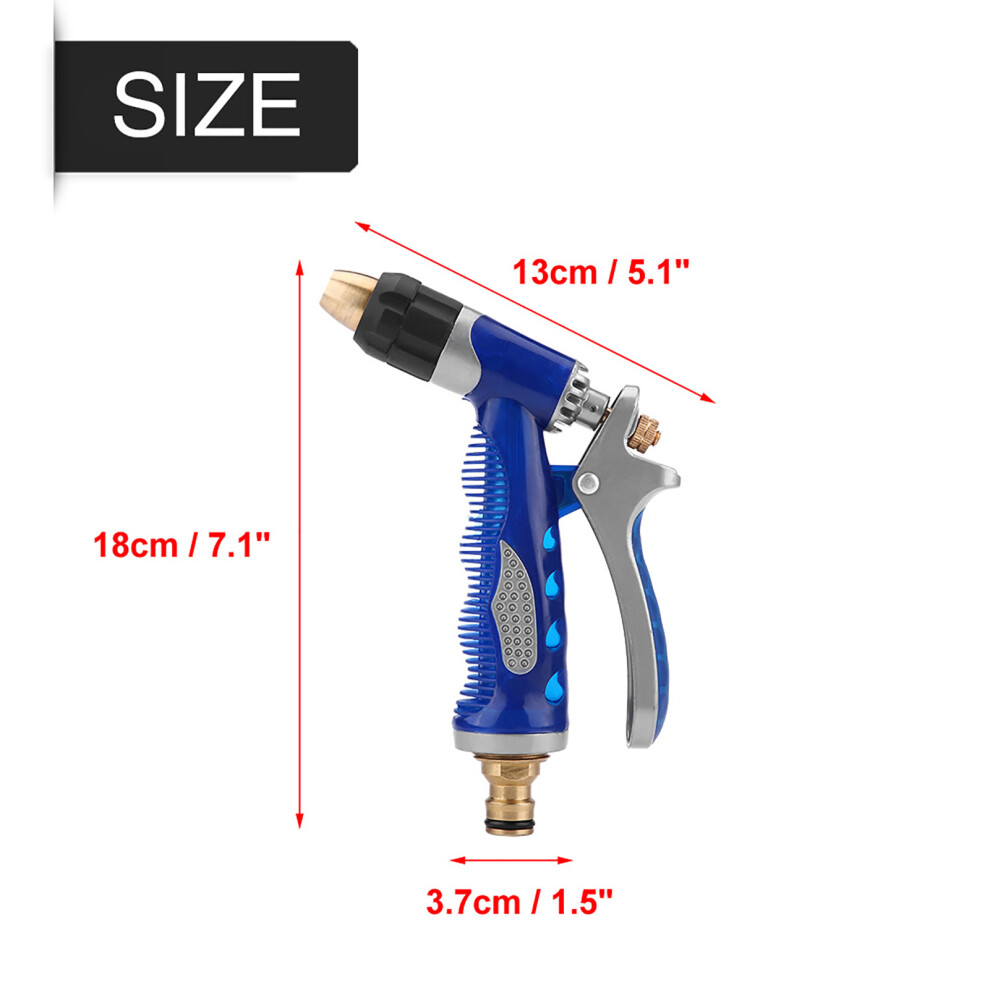 Heavy Duty High Pressure Water Sprayer Gun For Car Wash And Garden Use Blue 8771363208830