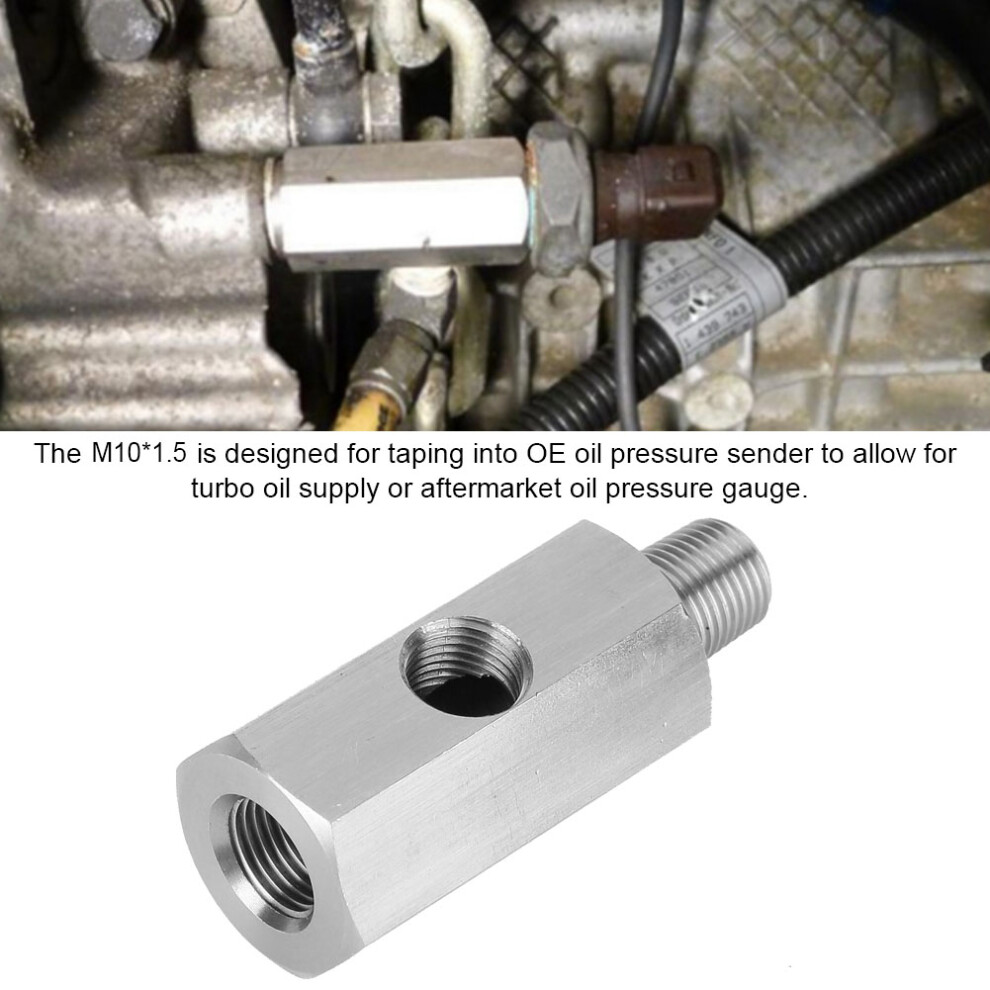 Stainless.steel M10*1.5 Adapter For Turbo And Gauge Connection 8761363209234