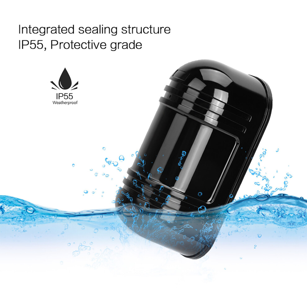 Active Detection Ir Sensor 100M Infrared Beam Barrier Digital Pulse Alarm 4611363207843