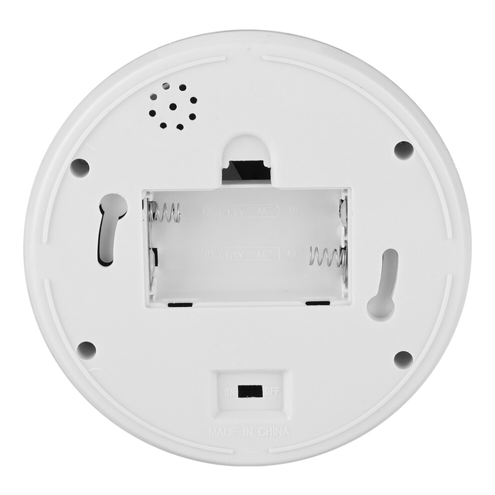 Simulated Dome Security Camera Flashing Red Light Abs Plastic White 5091363208870