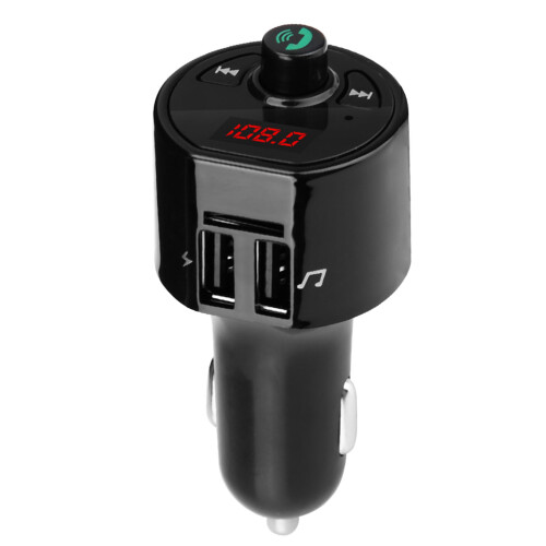Auto Bluetooth Transmitter FM-Adapter 32 GB TF Mini Schwarz 1