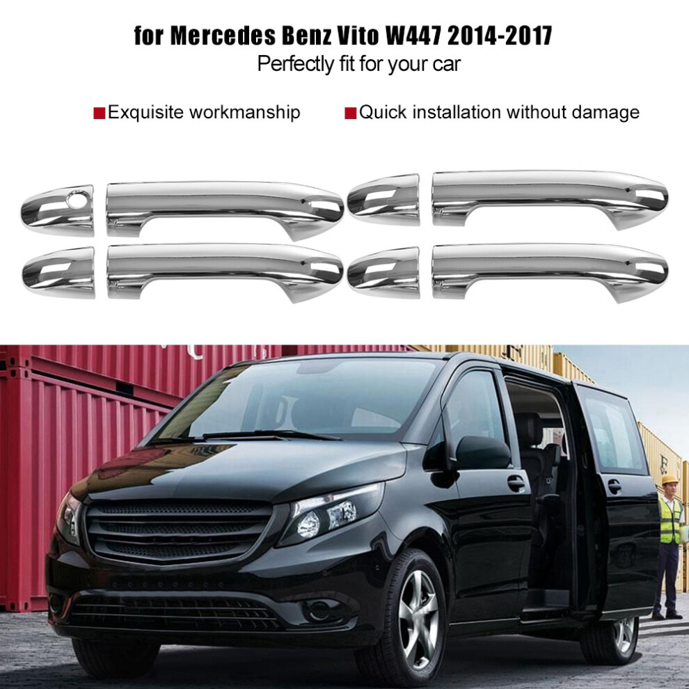 Corrosion-Resistant Door Handle Trims For Vito W447 8 Pcs 4681363209895