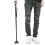 Multifunctional Elderly Aluminum Walking Stick with Light & Adjustable Height 5