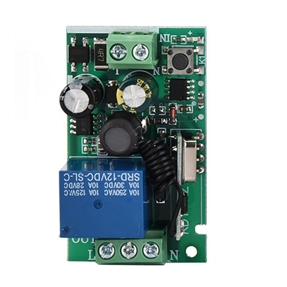 Ac85v-Ac220v 433Mhz Wireless Fr Remote Control Switch Receiver Relay Switch 1Ch 7901363211078