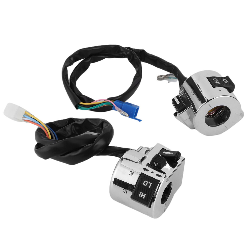 Handlebar Switch For Motorbike 25Mm Universal For Headlight Horn Turn Signal 8481363212002