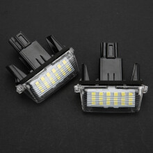 Paar weiße LED-Kennzeichenleuchten für Toyota Corolla 2014