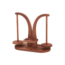 Yarn Ball Winder Manual Yarn Ball Winder Rotating Double Spindle Crochet Tool For Crocheting Home Craft Brown