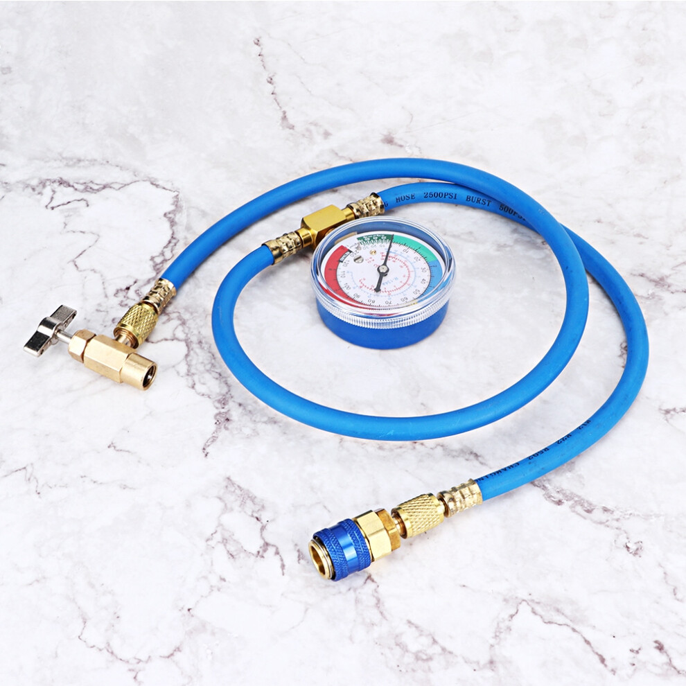 Refrigerant Can Tap Hose R134a Recharge With Gauge And Charging Pipe 4241363214611