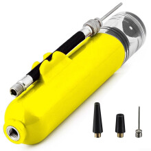 Portable Mini Ball Pump Hand Inflator Pump For Basketball Football Volleyball Yellow