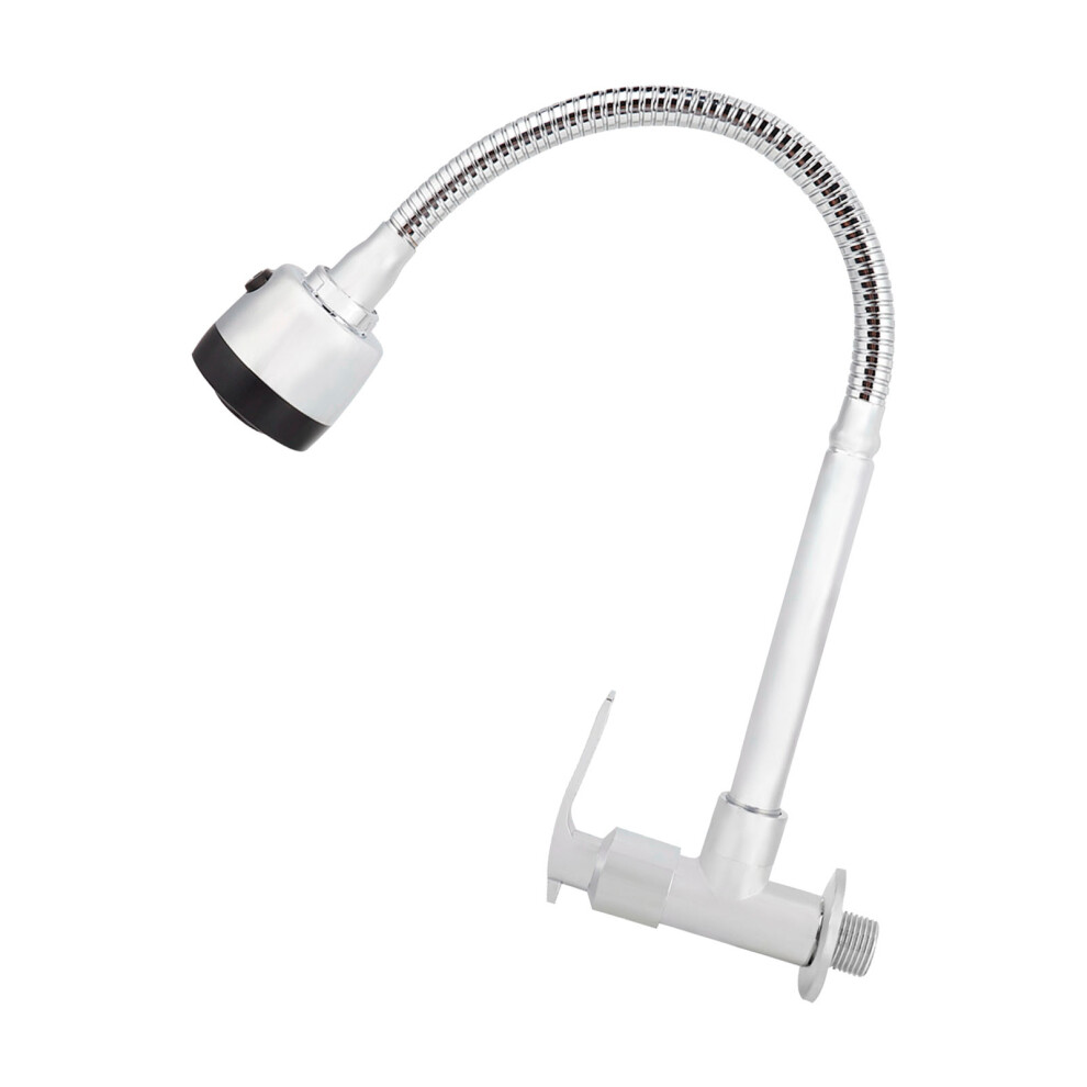G1/2Inch Wall Mount Kitchen Faucet Single Cold 360 Swivel Water Tap 9441363215341