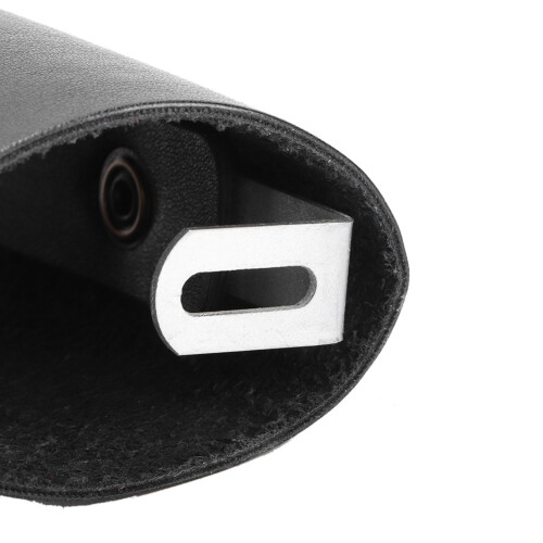 Adjustable PU Leather Motorcycle Cup Holder for Bikes – Black or Brown 2