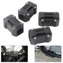 Motorradmotor Schutzsatz 2er Pack Stoßstangenblöcke 22/25/28 mm Passend für R1200GS R1150GS