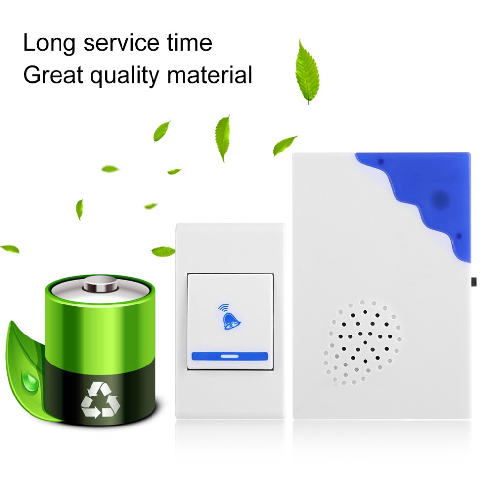 Wireless Doorbell Receiver Transmitter Abs School Lab Ring Bell Chime 4941363214184