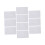 13.56MHz RFID UID Card 10pcs/set Writable Block Access Entry Card 16