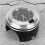 Motorcycle Handlebar Mount Quartz Watch - Waterproof Black Dial White Surface 3